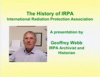 History of IRPA :: A video prepared by Geoff Webb, Past President of IRPA.